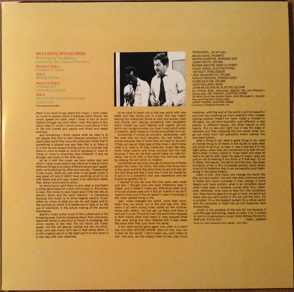 Виниловая пластинка Miles Davis – Bitches Brew детальное изображение - 3