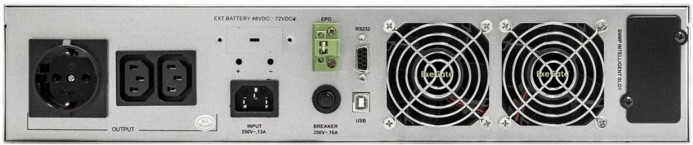 ИБП ExeGate Power Back ULS-2000.LCD.AVR.1SH.2C13.USB.RS232.SNMP.2U детальное изображение - 3