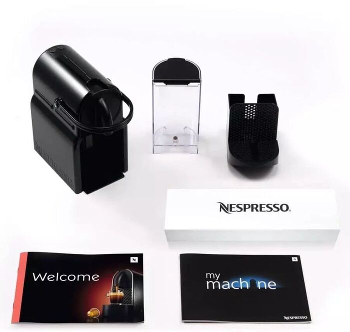 Кофемашина Delonghi Nespresso Inissia EN80.B, Черный №6