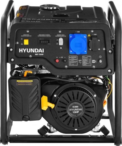Генератор бензиновый HYUNDAI HHY 7020F, 5 кВт, Черный детальное изображение - 2
