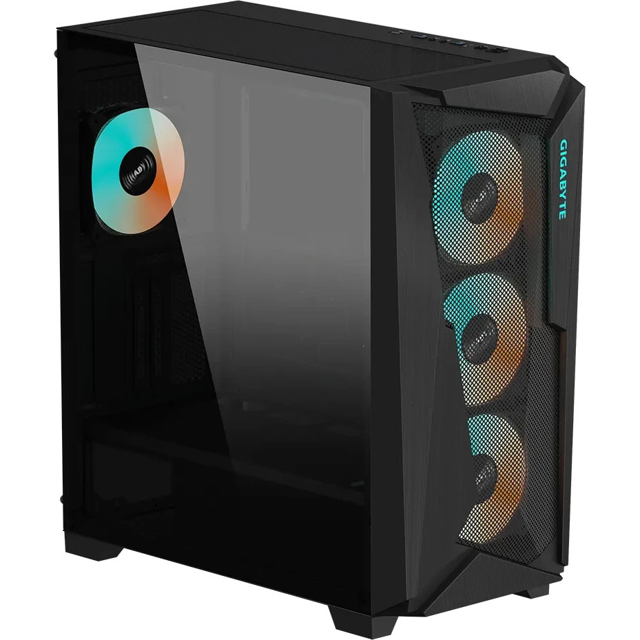 Корпус Gigabyte AORUS C301 Glass, Черный детальное изображение - 6
