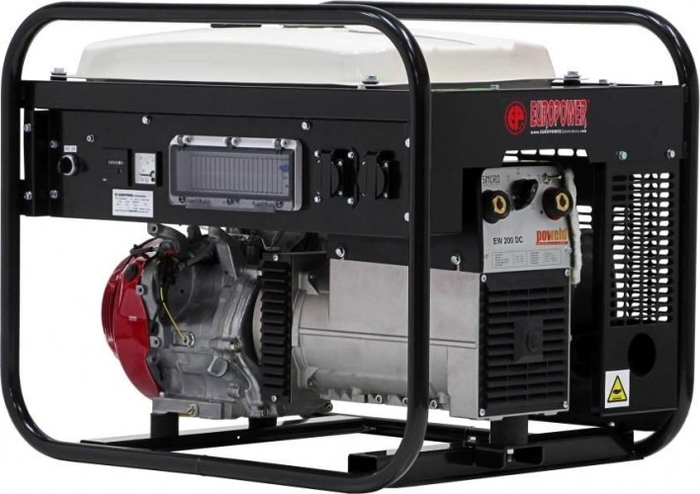 Сварочный генератор EUROPOWER EP 200 Х/25 DC 950002008, 6.5 кВт, Черный №1
