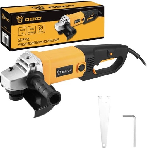 Углошлифовальная машина DEKO AG2400DK 083-1030, 230 мм, 6500 об/мин, 2400 Вт детальное изображение - 5