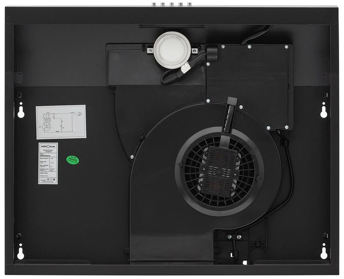 Вытяжка Krona ERMINA 600 black PB, Черный №7