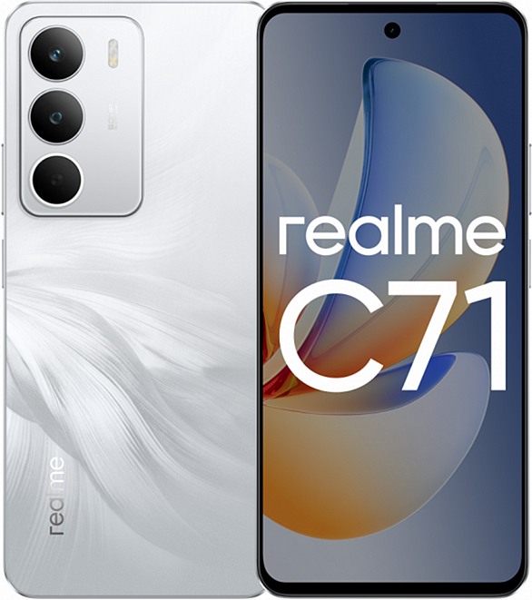 Смартфон Realme C71 6/128 Гб, Белый, Dual nano-SIM детальное изображение - 1
