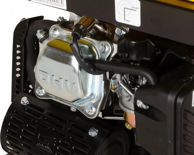 Генератор бензиновый HUTER DN1500i 64/10/4, 1.1 кВт, Желтый детальное изображение - 7