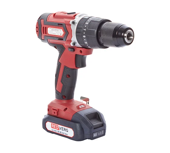 Аккумуляторная дрель-шуруповерт REDVERG RD-IS18/U 6672863, 20 В, 45 Нм, 2 А·ч детальное изображение - 5