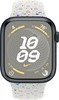 Умные часы Apple Watch Series 9 Midnight Aluminum Case GPS + Cellular with Nike Sport Band Pure Platinum, 41 mm, Чистая платина вариант - 2