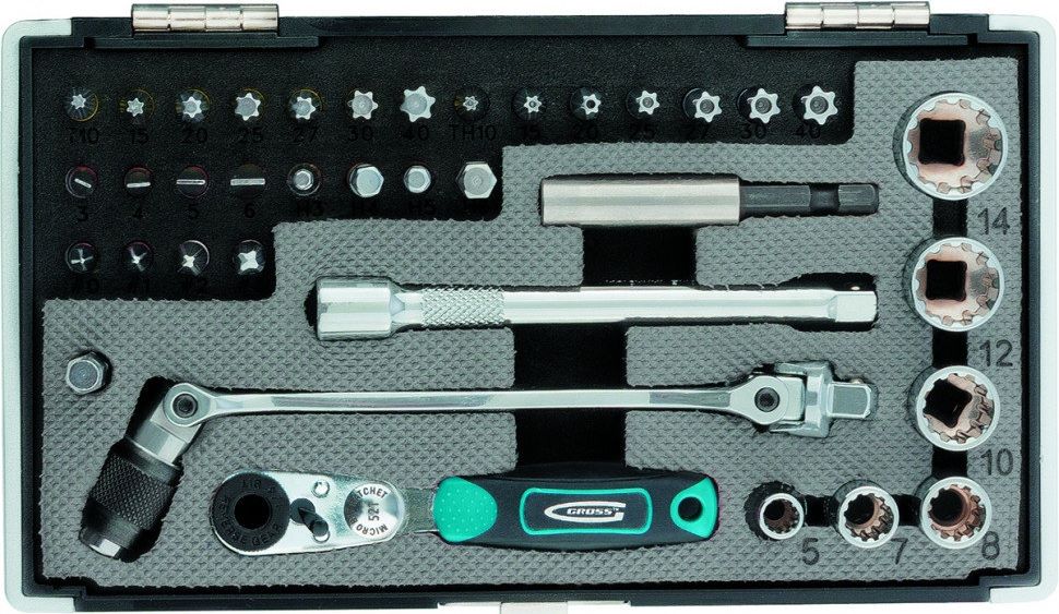 Биты, торцевые головки Gross 11625 детальное изображение - 1