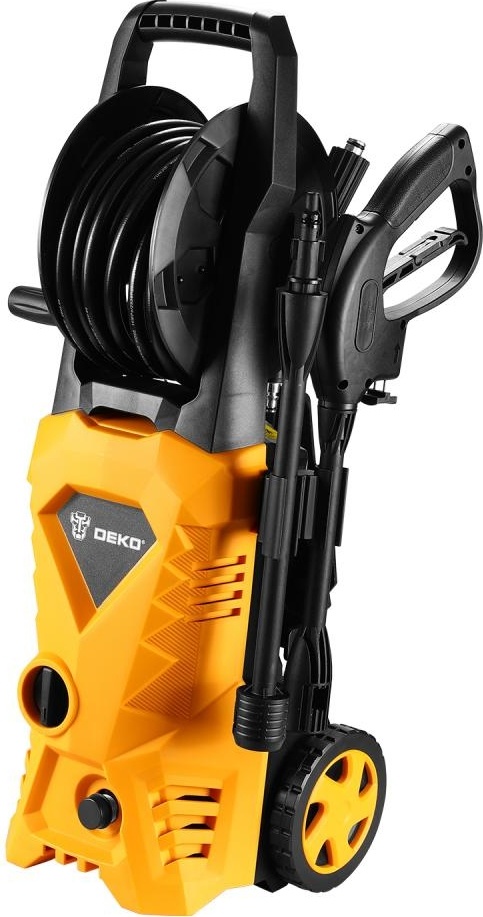 Автомойка DEKO DKCW155 PRO, 1.9 кВт, 155 бар, Оранжевый/Черный детальное изображение - 1