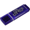USB Flash накопитель SmartBuy Glossy Dark (SB128 ГБGS-DB) 128 ГБ, синий вариант - 1