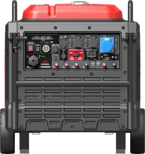Генератор бензиновый SUNREKA G13000iFS 211024, 12 кВт, Красный детальное изображение - 2