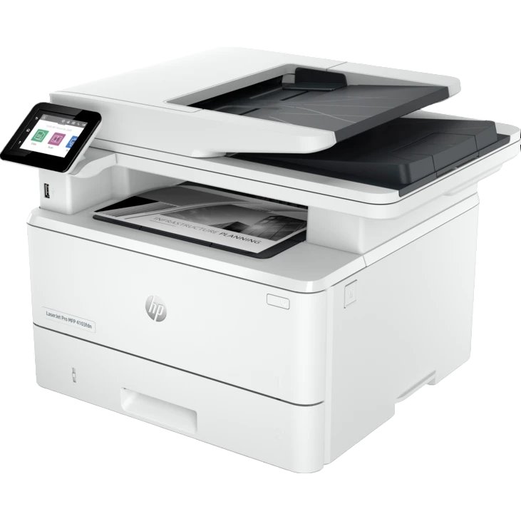 МФУ HP LaserJet Pro 4103fdn, 2Z628A, Белый детальное изображение - 2