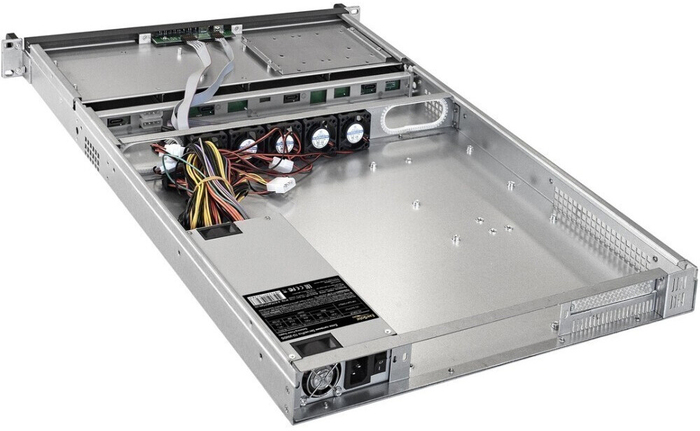 Серверный корпус ExeGate Pro 1U660-HS04/500ADS, 500 Вт, Черный №6