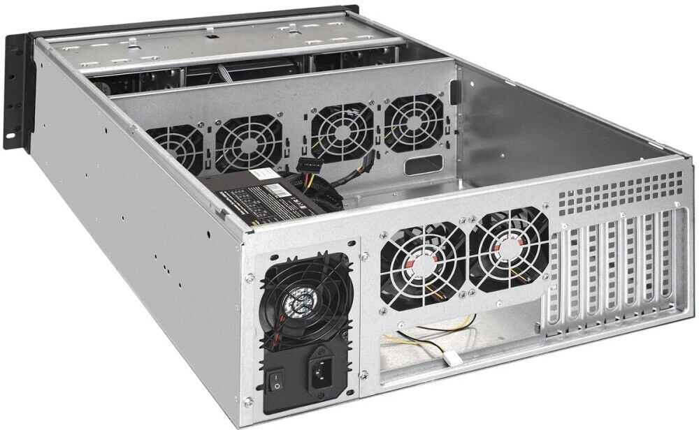 Серверный корпус ExeGate Pro 4U650-010/4U4139L/500ADS, 500 Вт, Черный детальное изображение - 3