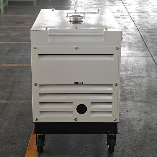 Генератор дизельный с воздушным охлаждением HYUNDAI DHY 10000SE, в кожухе, 8 кВт, Белый детальное изображение - 4