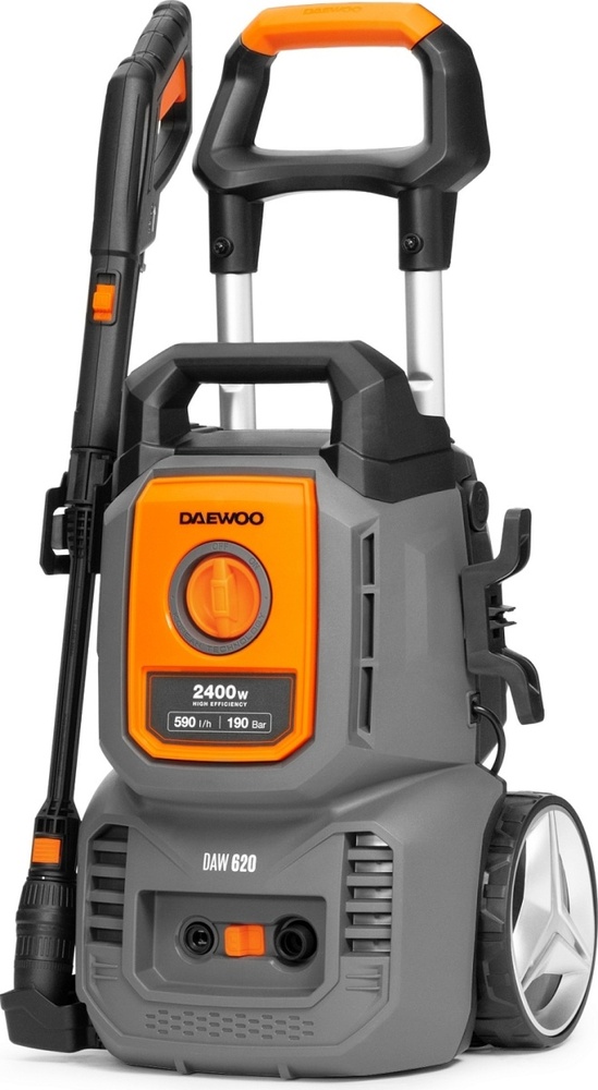 Автомойка DAEWOO DAW 620, 2.4 кВт, 190 бар, Серый/Оранжевый №1