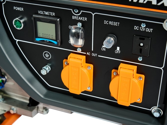 Генератор бензиновый VILLARTEC GG 4000C, 3.2 кВт, Оранжевый детальное изображение - 5