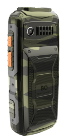 Мобильный телефон BQ 2430L Tank Connect, 32 Мб, Камуфляж/Черный, Mini-SIM + nano-SIM детальное изображение - 8