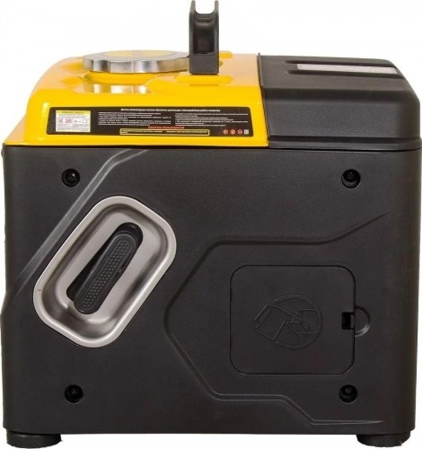 Генератор бензиновый HUTER DN1500i 64/10/4, 1.1 кВт, Желтый детальное изображение - 4