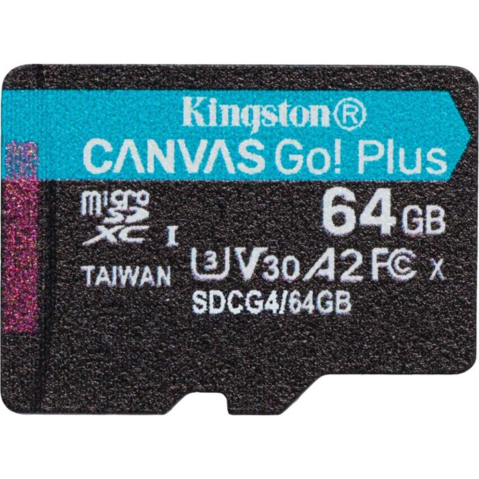 Карта памяти Kingston Canvas Go! Plus MicroSD (SDCG4/64GBSP), 64 Гб №2