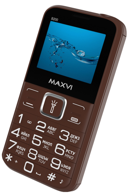 Мобильный телефон MAXVI B200, 32 Мб, Коричневый, Dual micro-SIM детальное изображение - 8
