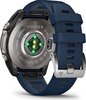 Смарт-часы Garmin Quatix 8 47 мм, AMOLED, Sapphire, Titanium, Синий силиконовый ремешок вариант - 6