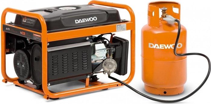 Генератор бензиновый DAEWOO GDA 3500DFE (бензин/газ), 2.8 кВт, Оранжевый №3