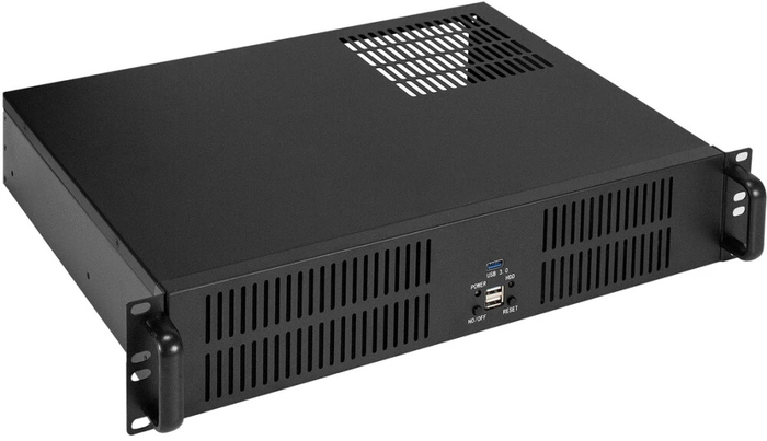 Серверный корпус ExeGate Pro 2U350-33/400ADS (EX298274RUS), 400 Вт, Черный №2