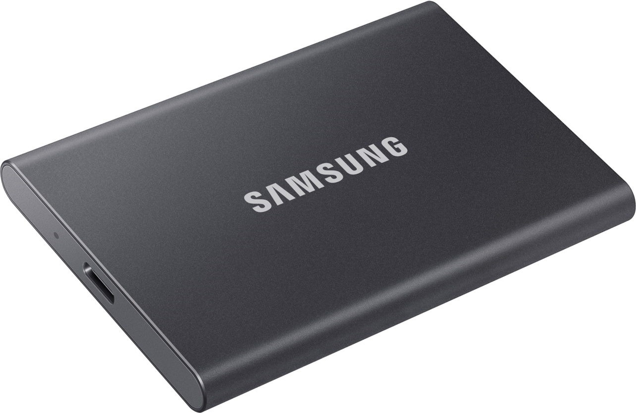 Внешний SSD диск Samsung T7 2TB MU-PC2T0T, Серый детальное изображение - 2