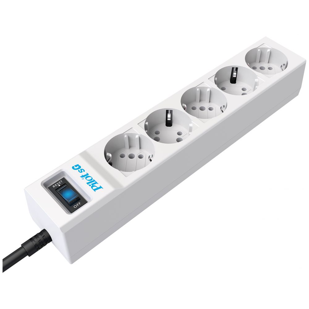 Сетевой фильтр Pilot sG, 1.8 м, Белый детальное изображение - 3