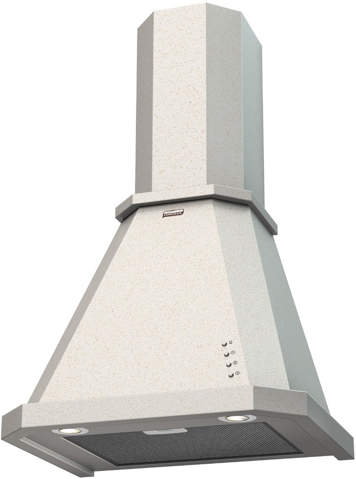 Вытяжка Krona NEYA 600 structural ivory PB, Слоновая кость №1