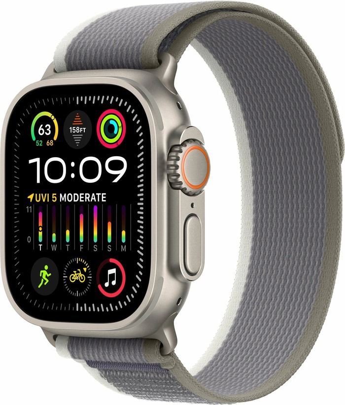 Умные часы Apple Watch Ultra 2 49 мм Titanium Case with Green Gray  Trail Loop №1