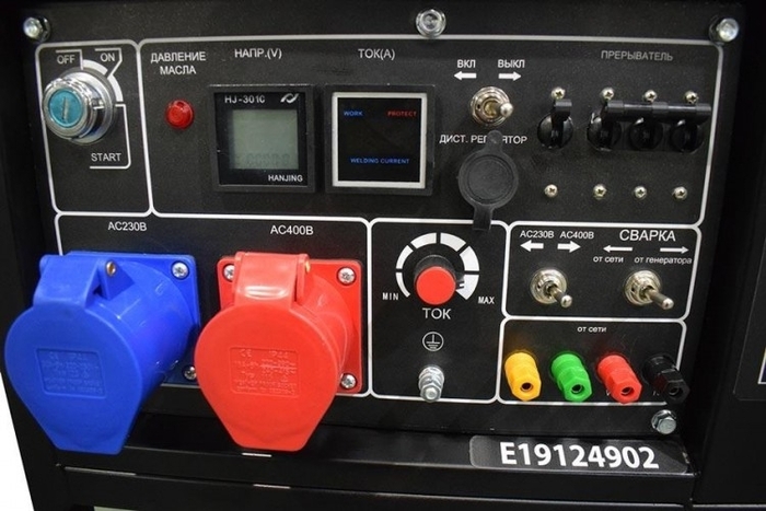 Сварочный генератор ТСС GGW 6.0/250ED-R3 026495, 6 кВт, Черный №5