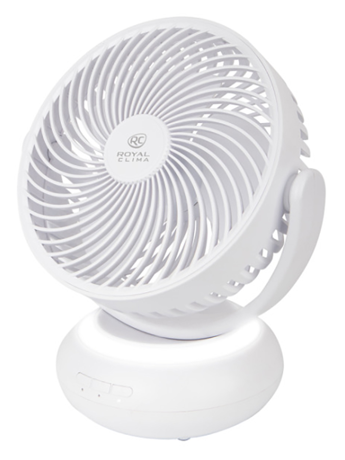 Вентилятор портативный Royal Clima RSF-0701E-WT, 5 Вт, Белый детальное изображение - 2