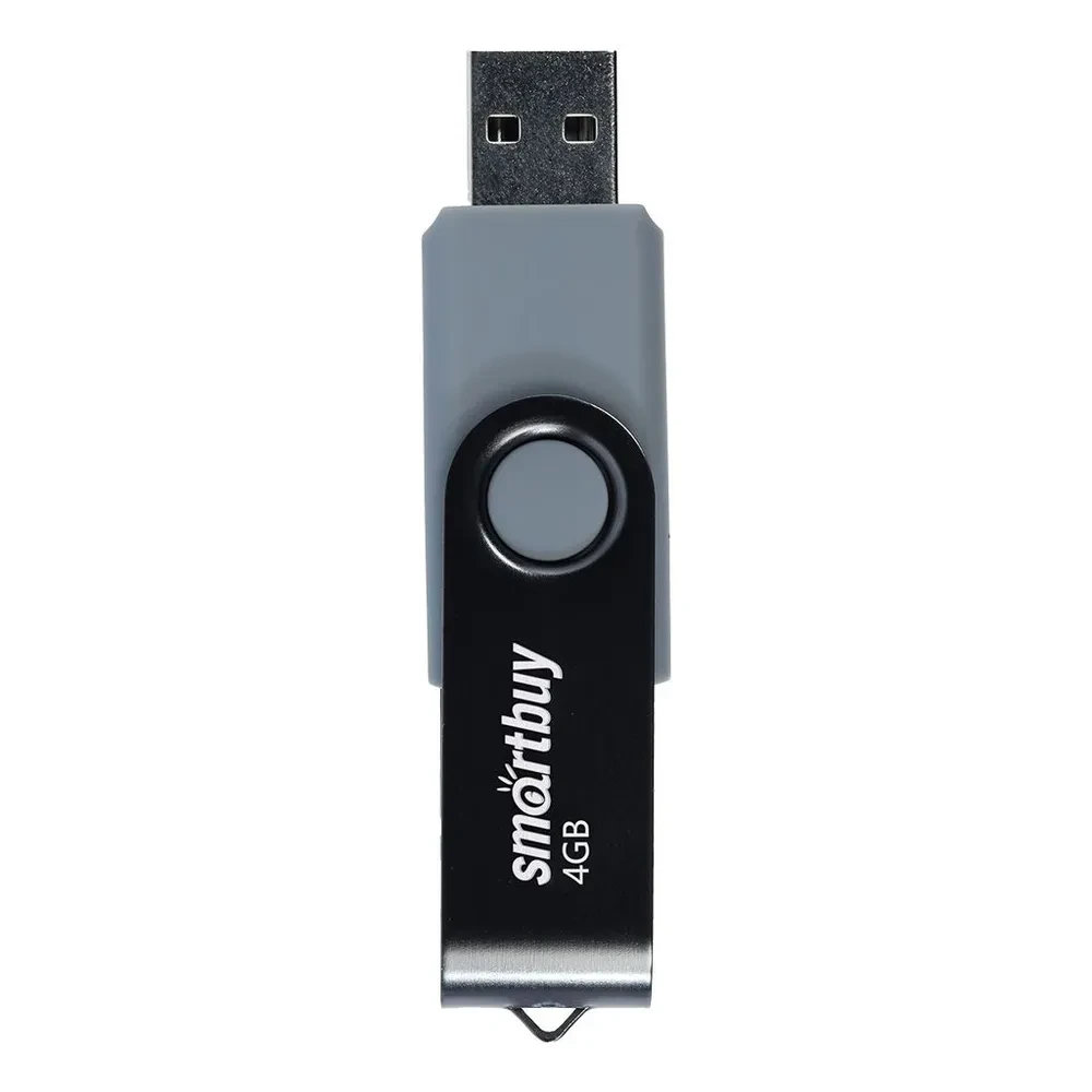 USB Flash накопитель SmartBuy Twist (SB004 ГБ2TWK) 4 ГБ, черный детальное изображение - 2