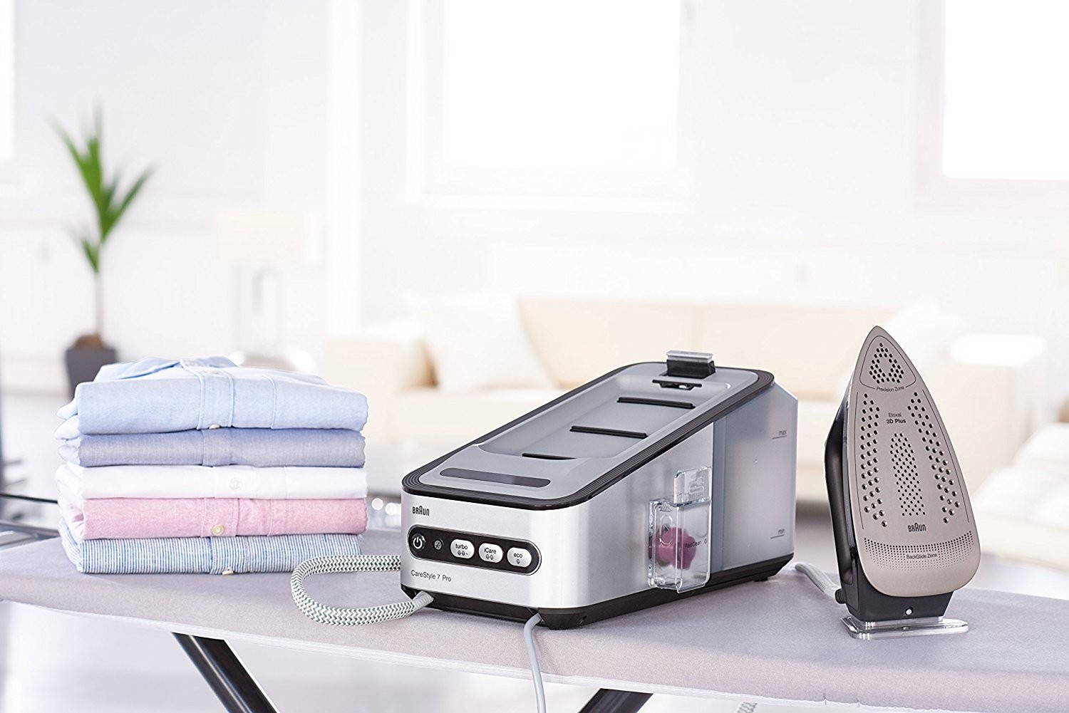 Утюг с парогенератором Braun CareStyle 7 Pro IS 7156, Черный детальное изображение - 5