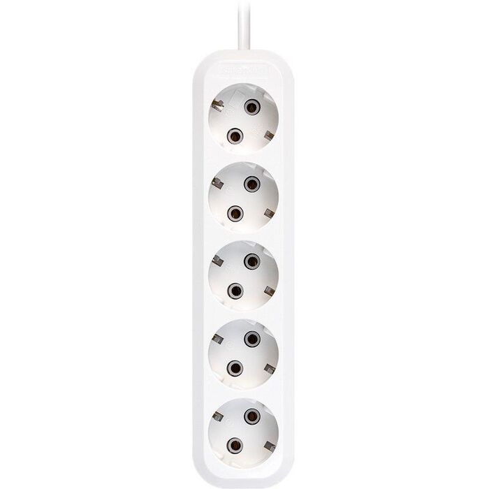 Сетевой удлинитель SmartBuy SBE-16-5-03-Z, 3 м, Белый №2