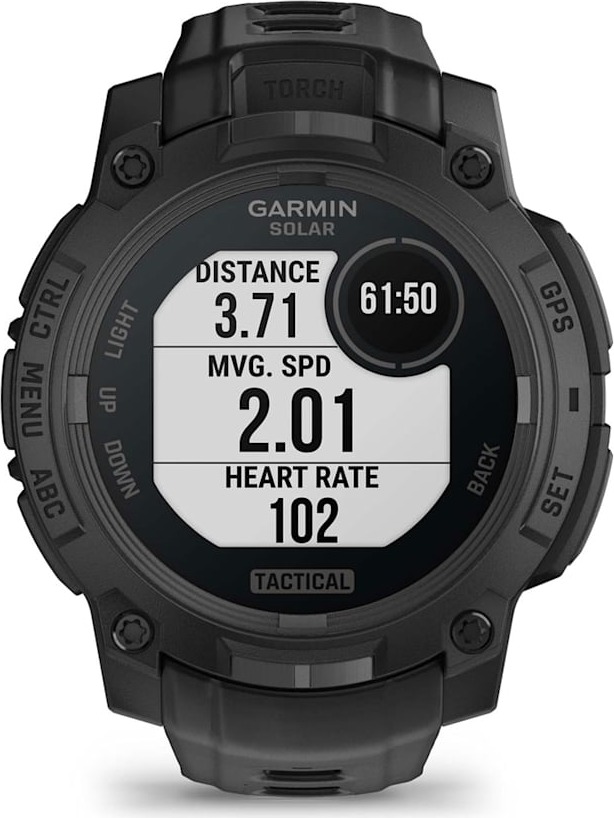 Смарт-часы Garmin Instinct 3 Solar Tactical Edition, 45 мм, Черный детальное изображение - 6