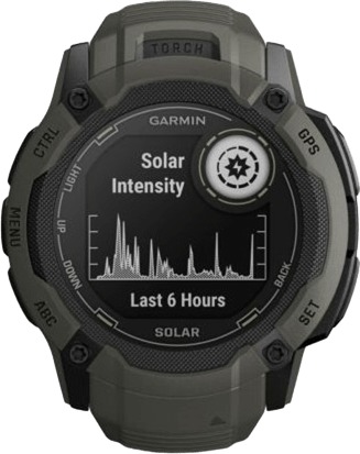 Смарт-часы Garmin Instinct 2X Solar, Зеленый детальное изображение - 2