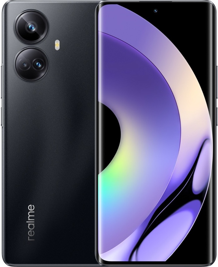 Смартфон Realme 10 Pro Plus 256 Гб, RAM 12, Черный, Dual nano SIM №1