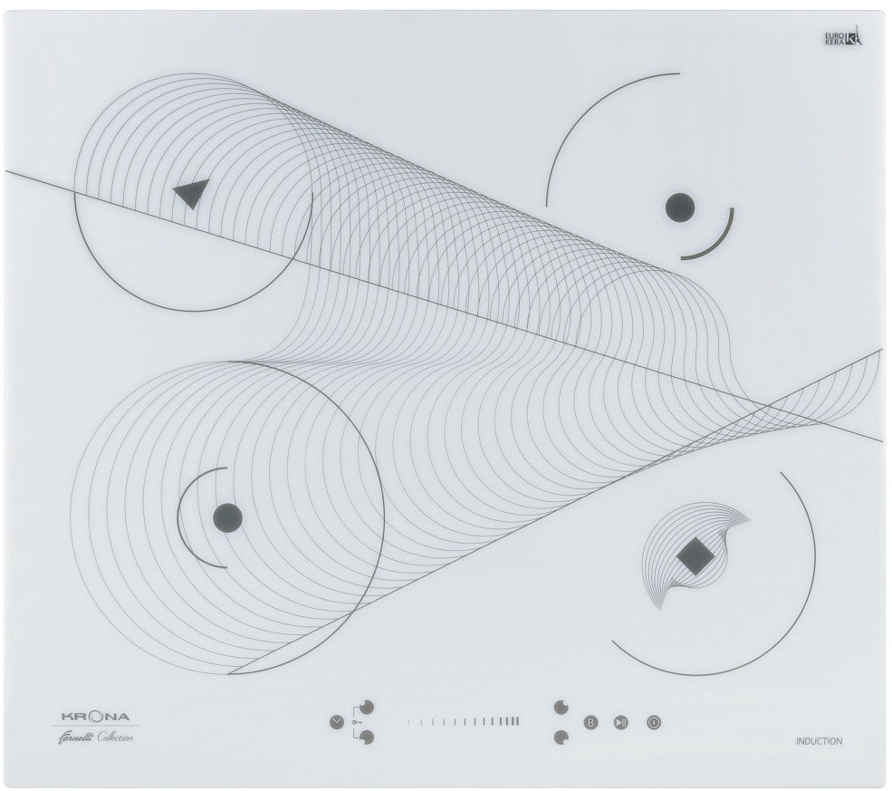 Варочная поверхность Krona MERIDIANA 60 BL, Черный детальное изображение - 1