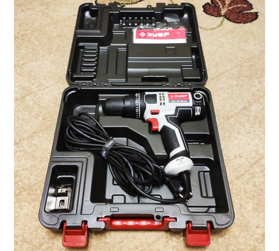 Сетевая дрель-шуруповерт ЗУБР ДШ-М3-500-2 К, 220 В, 45 Нм, 500 Вт детальное изображение - 18