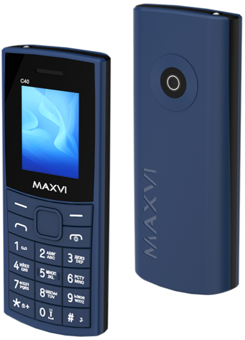 Мобильный телефон MAXVI C40, 32 Мб, Фиолетовый, Dual micro-SIM детальное изображение - 1