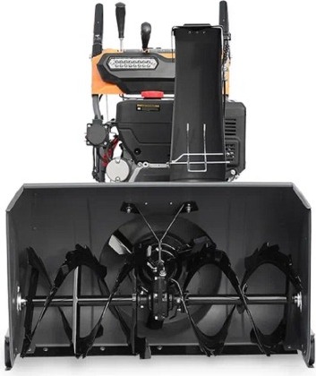 Снегоуборщик бензиновый VILLARTEC WB1387E WB1387E(DA), 13 л.с., 9500 Вт, Серый/Оранжевый детальное изображение - 2