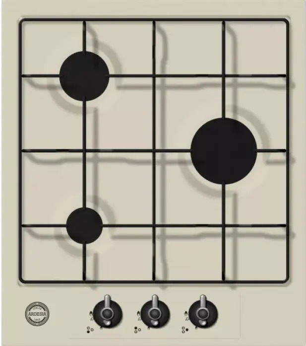 Варочная поверхность ARDESIA PFS 4030, Белый детальное изображение - 2