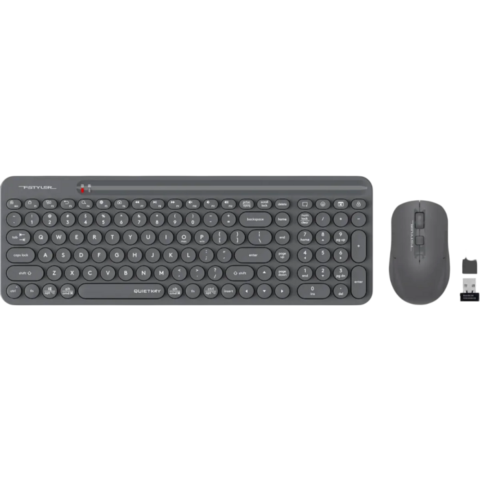 Клавиатура + мышь A4Tech Fstyler FG3300 Air2, Серый №4
