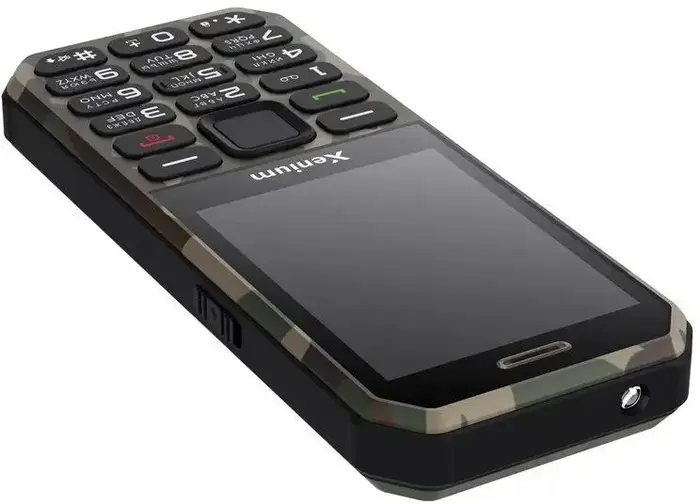 Мобильный телефон Xenium X300, 32 Мб, Зеленый/Камуфляж, Dual nano-SIM №3