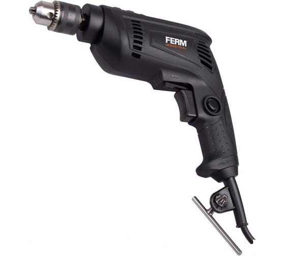 Дрель FERM IND, 0-3300 об/мин, сталь/дерево-10/25 мм 5010000012 PDM1048P, 18 Нм, 450 Вт   детальное изображение - 3