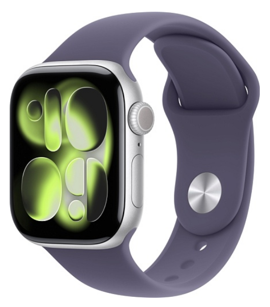 Умные часы Apple Watch Series 11 42 мм, Silver Aluminium Case with Purple Fog Sport Band, GPS, Фиолетовый туман (M/L) детальное изображение - 1
